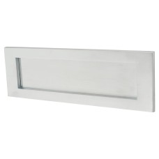 Heritage Brass by M Marcus Letter Plate - 305 x 101mm - Satin Chrome