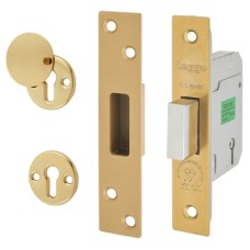 Legge Heavy Duty BS3621:2007 5 Lever Deadlock - 64mm Case - 44mm Backset - Polished Brass