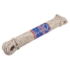 Everlasto No.3 Red Spot Waxed Cotton Sash Window Cord - 6.5mm Diameter - 25m Knot