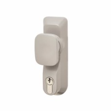 Briton 1413.KE.SE Outside Access Device - Rectangular Knob - Silver