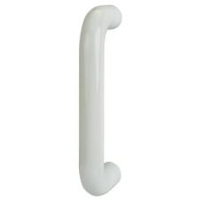 Hoppe AR602/300 Nylon D-Bar Door Pull Handle - Bolt Fix - 300mm c/c - Diamond White