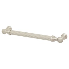 Exel Whitby Lines 10mm T-Bar Cabinet Pull Handle - 160mm Centres - Satin Nickel