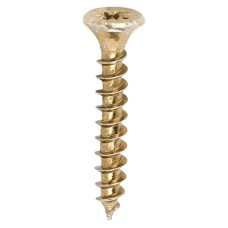 TIMCO Velocity Pozi Countersunk Wood Screws - 3.0 x 20mm - Yellow Zinc - Pack of 200