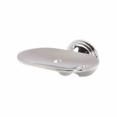 Croydex Westminster Soap Dish - 57 x 120 x 105mm - Polished Chrome