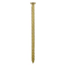 TIMCO Concrete Screw - Countersunk - Yellow Passivated - 7.5 x 90mm - Pack of 100