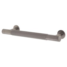 Carlisle Brass 13mm Knurled T-Bar Cabinet Pull Handle - 128mm Centres - Anthracite Grey