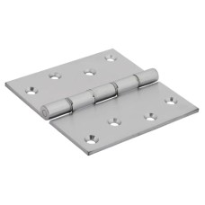 Jedo Quality Projection Hinge - 102 x 102 x 3mm - Satin Chrome - Pair