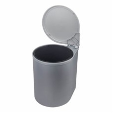 Emuca Automatic Bin - 13L - Grey Plastic