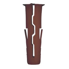 Rawlplug UNO Wall Plug - 7 x 30mm - Brown - Pack of 96
