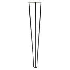 Rothley Hairpin Leg - 3 Pin - 710mm Height - Matt Black