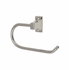 Croydex Sutton Round Hook Toilet Roll Holder - 102 x 167 x 42mm - Polished Chrome