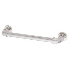 Exel 6mm Pipe Style D-Bar Cabinet Pull Handle - 160mm Centres - Satin Nickel 