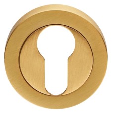 Serozzetta by Carlisle Brass Varese Escutcheon - 50mm Diameter - Euro - Satin Brass