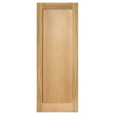LPD Pattern 10 1 Panel Unfinished Solid Internal FD30 Fire Door - 1981 x 838 x 44mm - Oak 