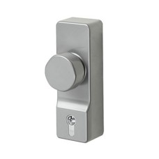Exidor 302EC Outside Access Device - Round Knob - Silver