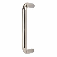 Exel 16mm D-Bar Door Pull Handle - Bolt Fix - 152mm Centres - Polished Stainless Steel