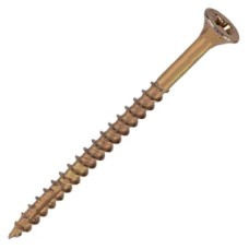 Reisser Cutter Pozi Countersunk Wood Screws - 4.5 x 60mm - Yellow Zinc - Pack of 200