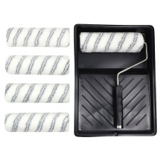 TIMCO Pro Medium Pile Paint Roller, Frame & Tray - 9