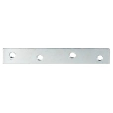 Flat Mending Plate - 125 x 15 x 2mm - Zinc Plated - Pack of 10