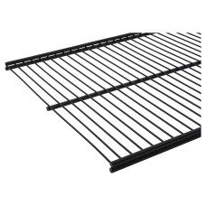 Exel Top Track System - Ventilated Shelf - 600 x 300mm - Black 