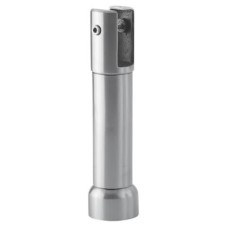 Toilet Cubicle Leg - Adjustable Height - 19-20mm Panels - 316 Stainless Steel