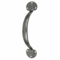 Olde Forge Bean D-Bar Door Pull Handle - Screw Fix - 147mm Centres - Pewter