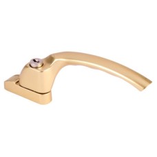 Hoppe uPVC/Timber Espagnolette Locking Multipoint Window Handle - Right Hand - Anodised Gold