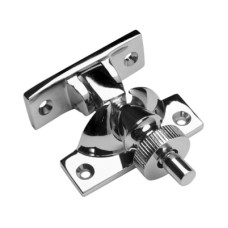 Exel Brighton Screw Pattern Sash Window Fastener - 58 x 22mm - Polished Chrome