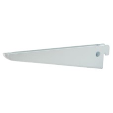 Exel Twin Slot Shelf Bracket - 170mm Length - White