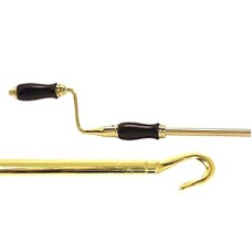 Hampstead Skylight Opener Handle - 1520mm Length - Polished Brass