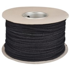 Everlasto No.4 Black Jute Sash Window Cord - 6mm Diameter - 100m Coil