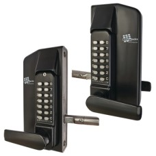 Borg BL3430 External Marine Grade Easicode Pro Push Button Gate Back to Back Code Lock - Black