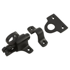Traditional Fanlight Catch - Matt Black