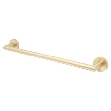 Hampstead Knurled Towel Rail - 500 x 70 x 57mm - Satin Brass