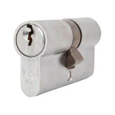 Eurospec 5 Pin 60mm Euro Double Cylinder - 30 + 30mm - Satin Chrome - Keyed to Differ