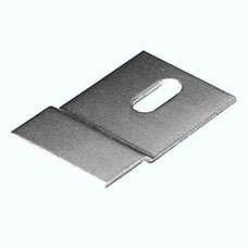 Offset Fixing Bracket Plate - 41 x 25 x 3.6mm - Zinc Plated Steel - Pack of 10