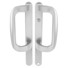 Trojan uPVC Patio Dummy Door Handle - Silver