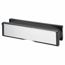 Norsound Intumescent Economy Letter Plate - Fire Rated - 304 x 70mm - Satin Anodised Aluminium Cover