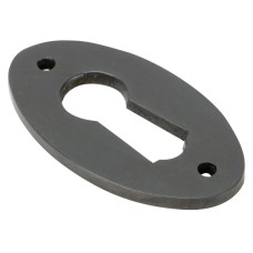 From The Anvil Oval Escutcheon - 51 x 31mm - Keyhole - Aged Bronze