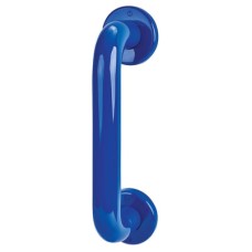 Hoppe AR602/300 Nylon D-Bar Door Pull Handle on Rose - Screw Fix - 300mm c/c - Cobalt Blue