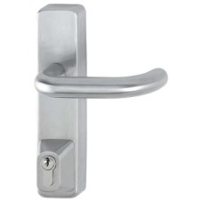 Arrone AR8805 Outside Access Device with Cylinder - Lever - Sat Stainless Steel