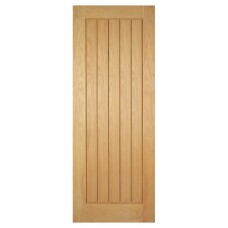 LPD Mexicano 5 Panel Unfinished Solid Internal FD30 Fire Door - 1981 x 762 x 44mm - Oak 