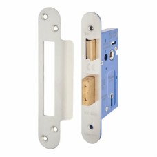 Hampstead Architectural 3 Lever Sashlock - 65mm Case - 44mm Backset - Radius - Satin Stainless Steel