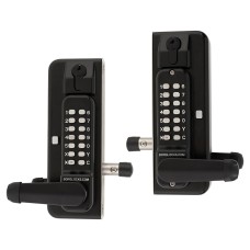 Borg BL3435KO External Marine Grade ECP Back to Back Trigger Release Deadbolt Gate Code Lock - Black