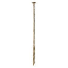 TIMCO Classic Pozi Countersunk Wood Screws - 6.0 x 200mm - Yellow Zinc - Pack of 100
