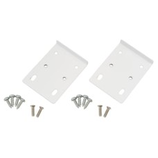 FVG Cabinet Hinge Repair Plates - 55 x 10mm - White