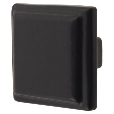 Crofts & Assinder Windsor Square Cabinet Knob - 34 x 34mm - Matt Black