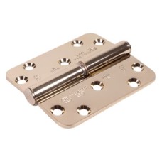 Royde & Tucker (H101) Hi-Load Lift-Off Grade 11 Butt Fire Door Hinge - 100x88x3mm - Left - Pol Brass