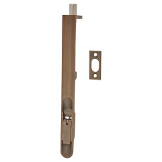 Jedo by Frelan Lever Action Flush Bolt - 200 x 20mm - Fire Rated - Radius - Antique Brass