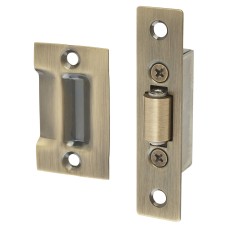 Hi-Spec Roller Catch - 20 x 90mm Faceplate - Antique Brass